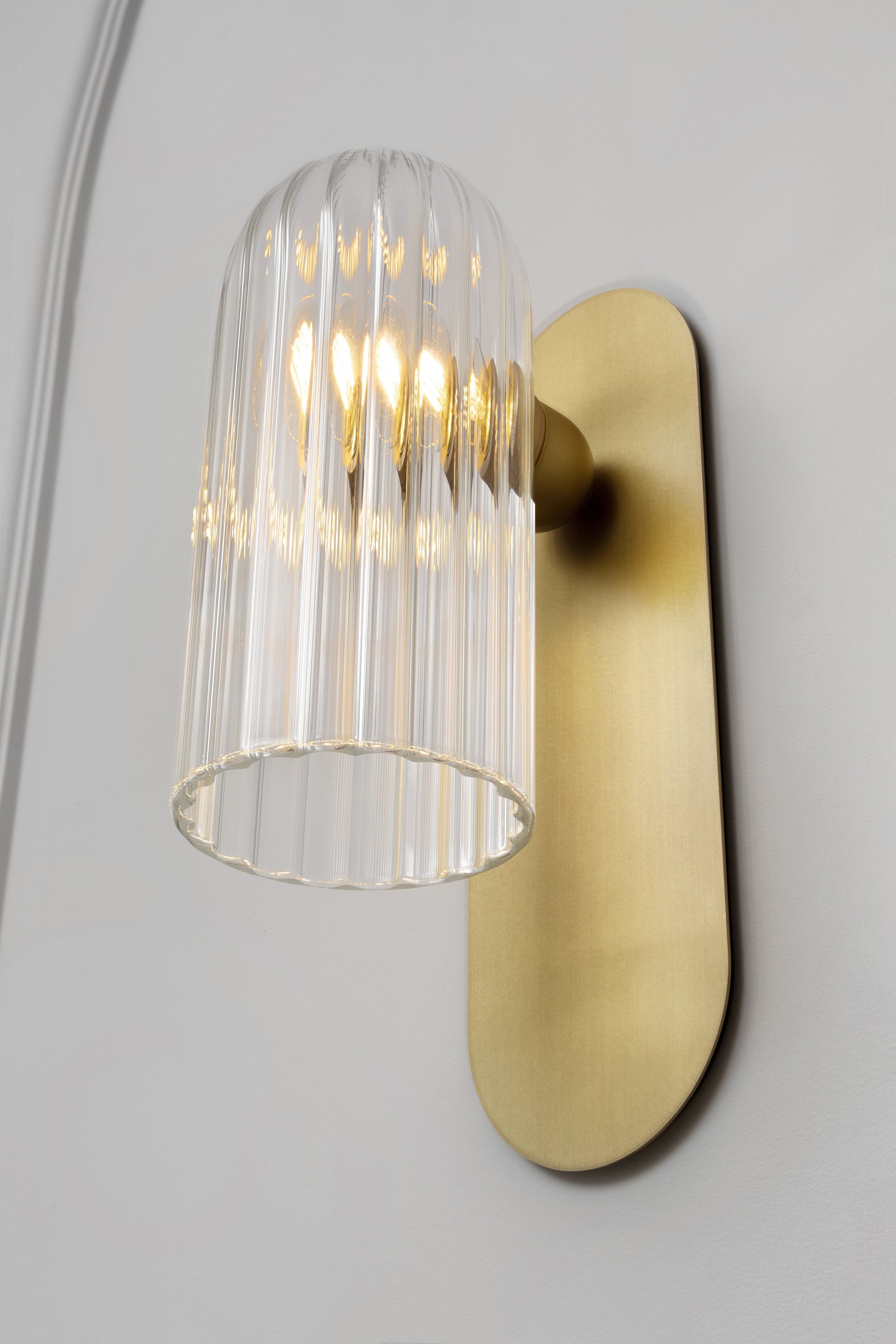 Schwung Odyssey Paris Burnished Brass Wall Light